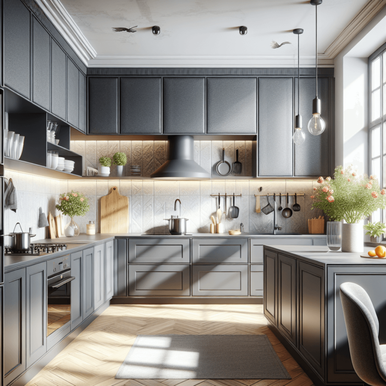 anthrazitfarbene Anrichte Küche-Bochum