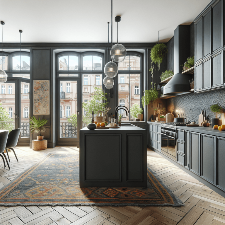 anthrazitfarbene Boho Style Küche-Bochum