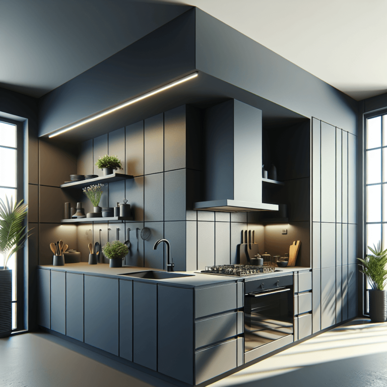 anthrazitfarbene Eck-Küche-Bochum