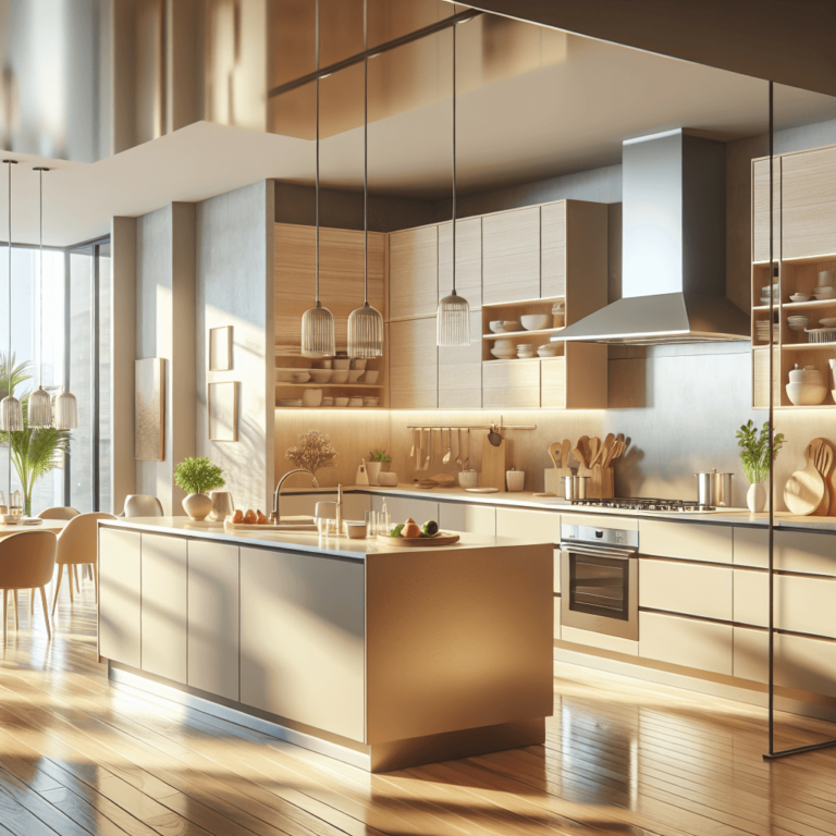 beige Design Küche-Bochum