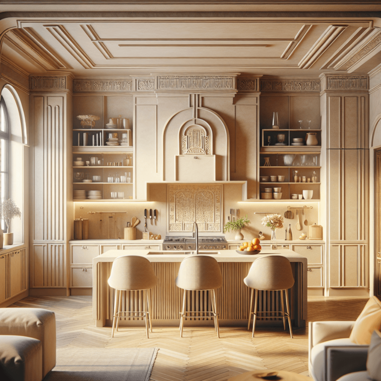 beige Küche im Art-Deco-Stil-Bochum