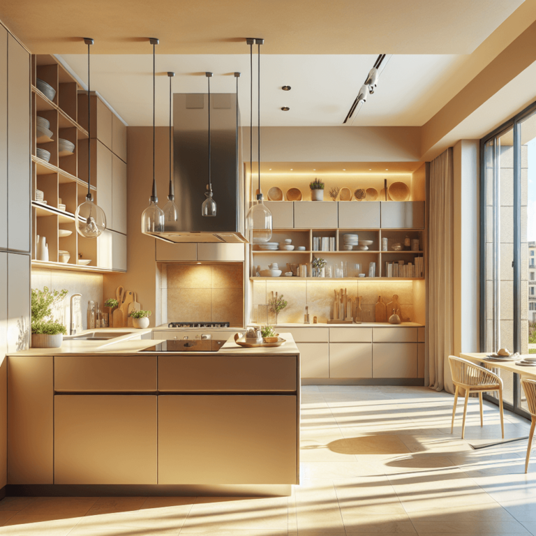 beige Mediterrane Küche-Bochum