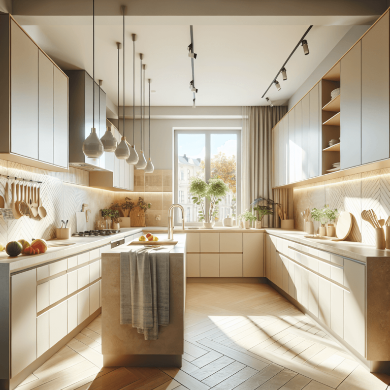 beige mehrzeilige Küche-Bochum