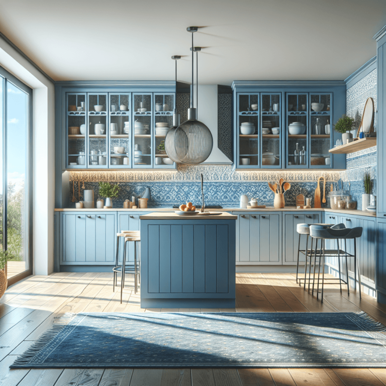 blaue Boho Style Küche-Bochum