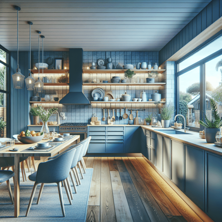 blaugraue Mediterrane Küche-Bochum