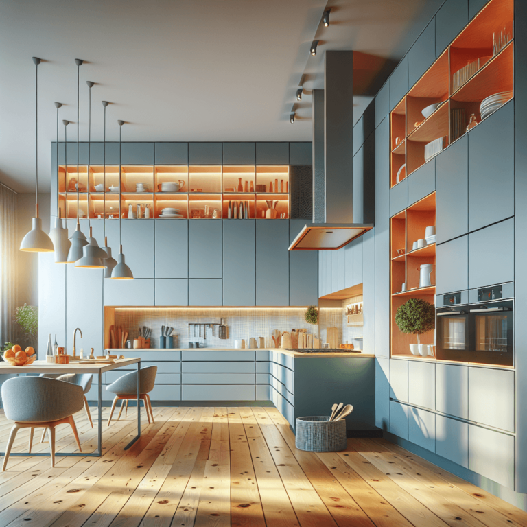 blaugraue Modulare Küche-Bochum