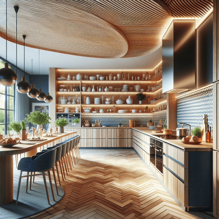 blaugraue Rondell Küche-Bochum