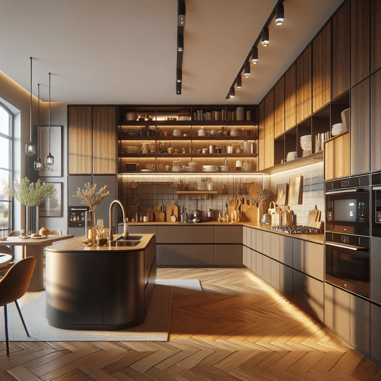 braune Anrichte Küche-Bochum