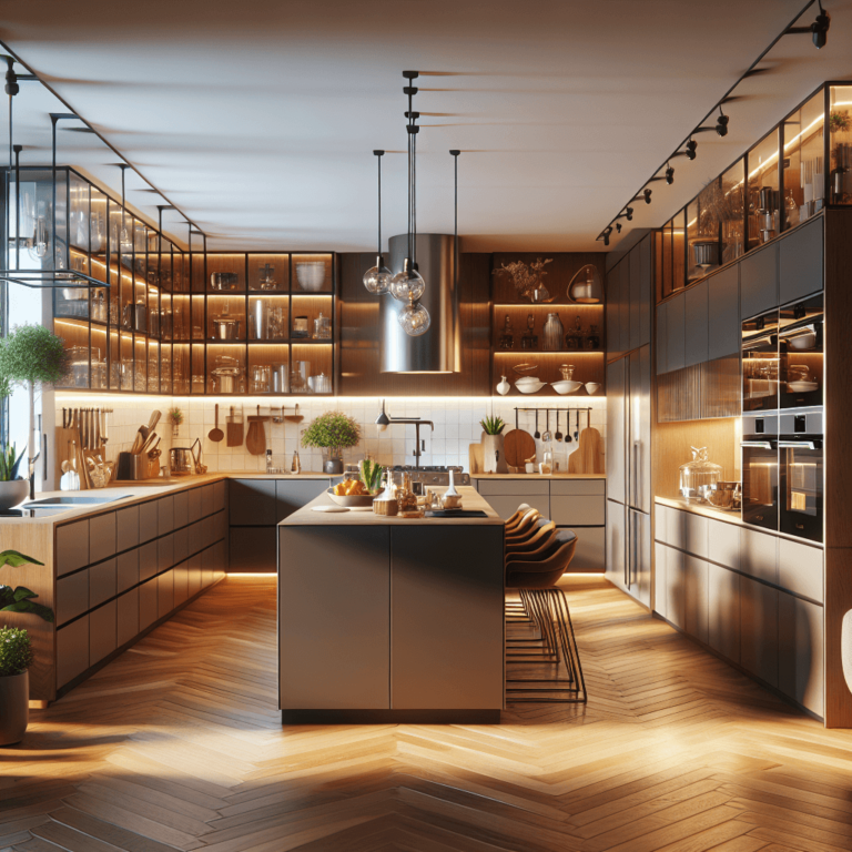 braune Design Küche-Bochum