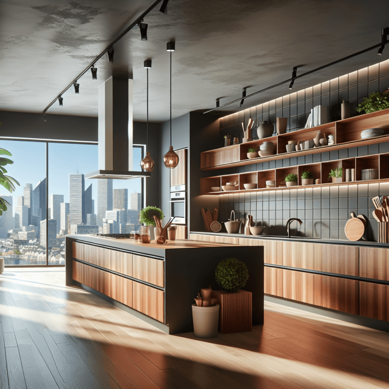 braune Freistehende Küche-Bochum