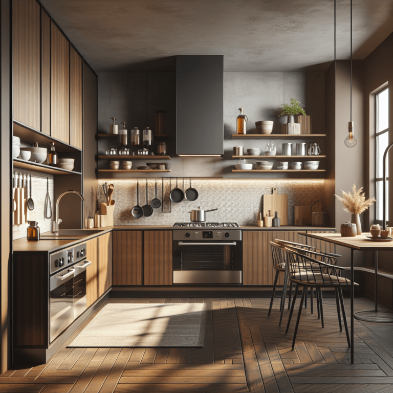 braune Industrial Style Küche-Bochum