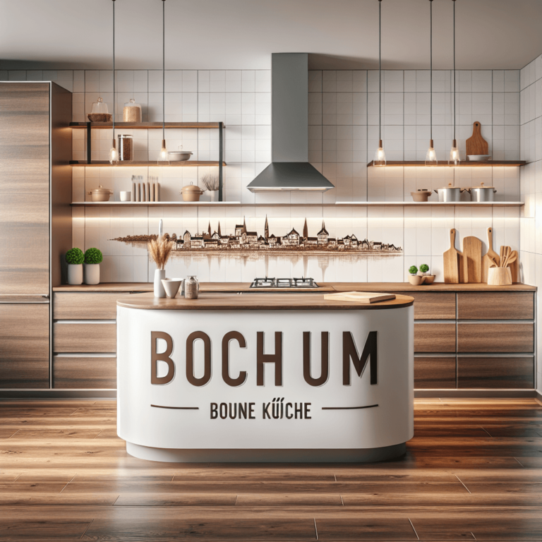 braune Küche in L-Form-Bochum