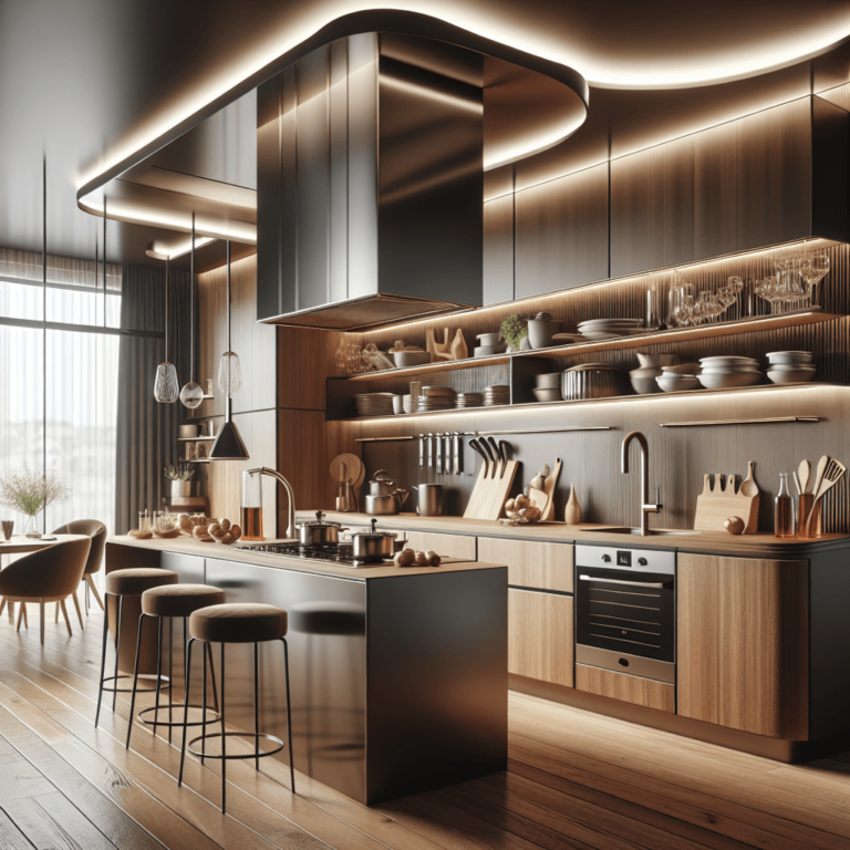 braune Küche in U-Form-Bochum