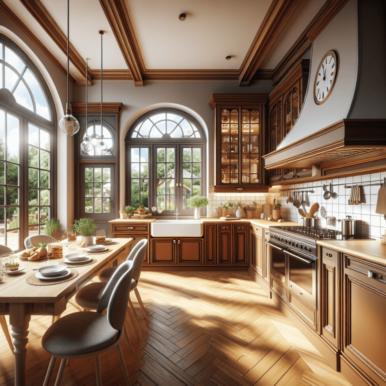 braune Landhausküche-Bochum