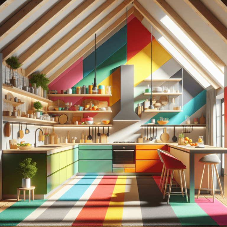 bunte Küche für Dachschräge-Bochum