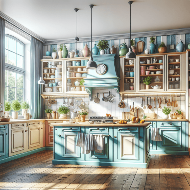 bunte Küche im Shabby Chic Stil-Bochum