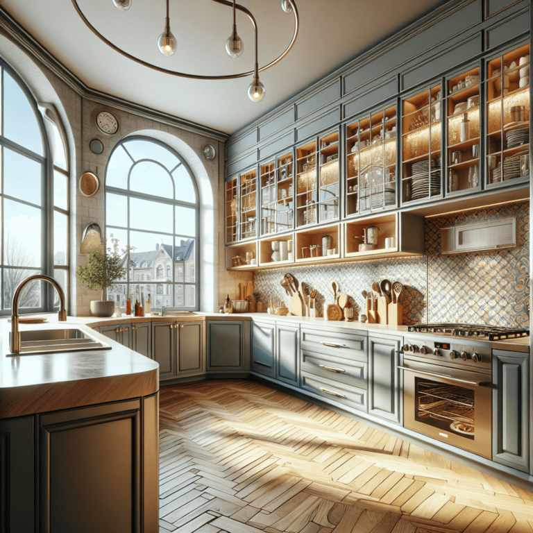 bunte Küche in G-Form-Bochum