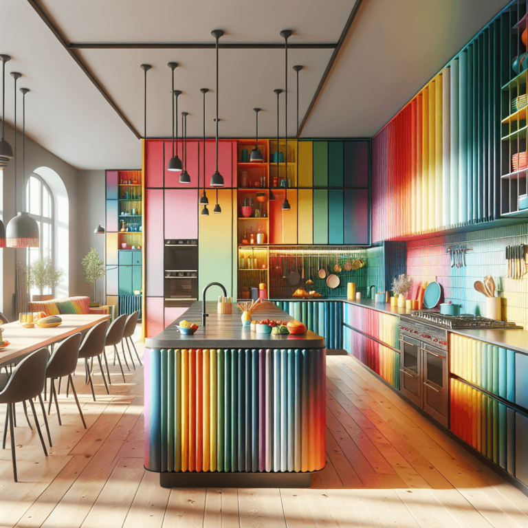 bunte mehrzeilige Küche-Bochum