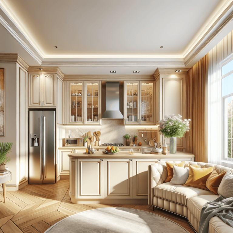 cremefarbene Eck-Küche-Bochum