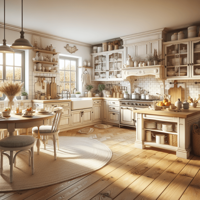 cremefarbene Küche im Bauernhausstil-Bochum