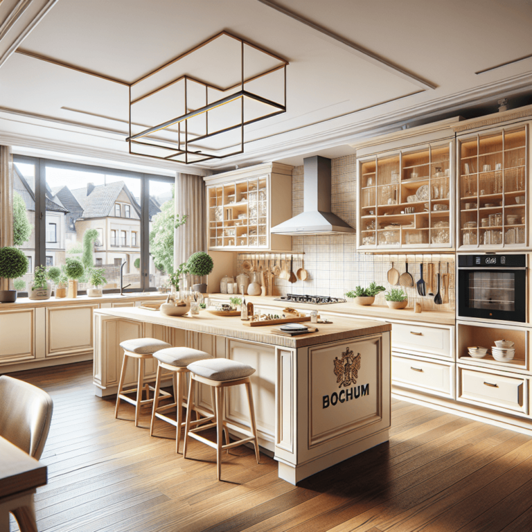 cremefarbene Küche im asiatischen Stil-Bochum
