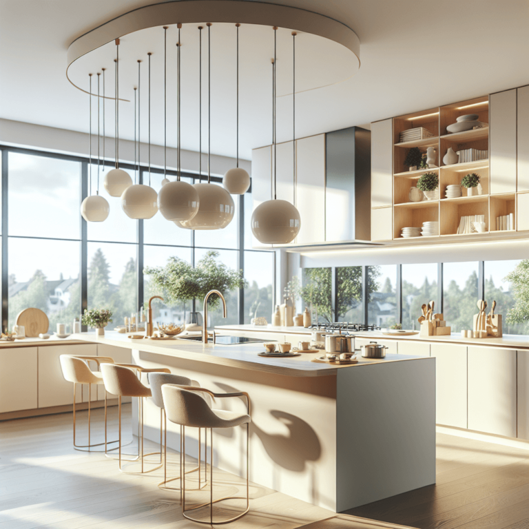 cremefarbene Schwebende Küche-Bochum