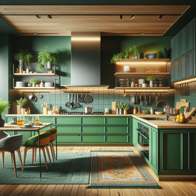 grüne Amerikanische Küche-Bochum