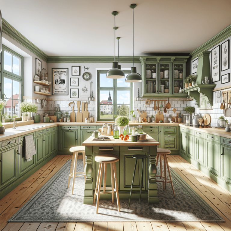 grüne Landhausküche-Bochum