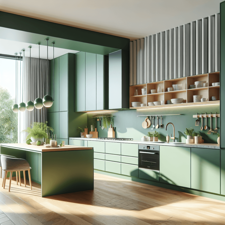 grüne Modulare Küche-Bochum