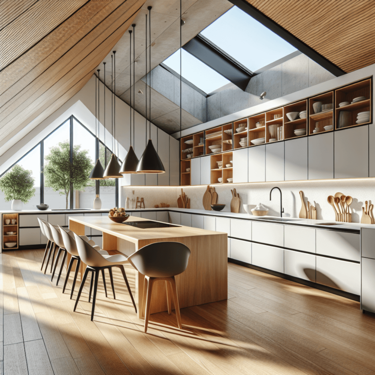 hochglanz Küche für Dachschräge-Bochum