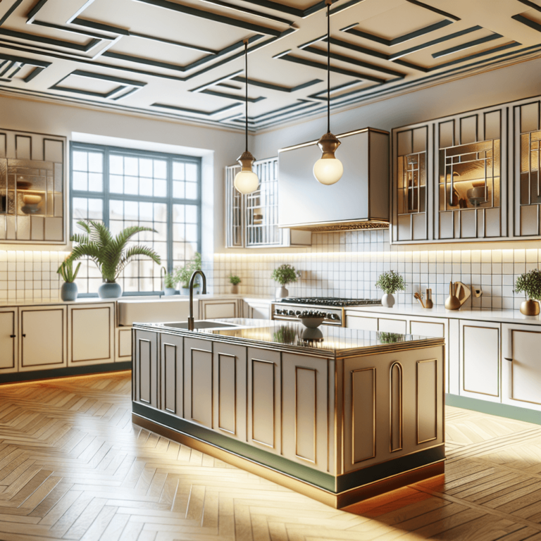 hochglanz Küche im Art-Deco-Stil-Bochum