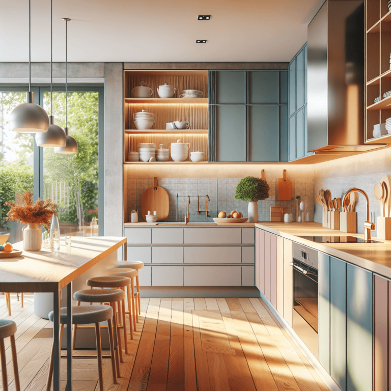 hochglanz Küche im skandinavischen Stil-Bochum