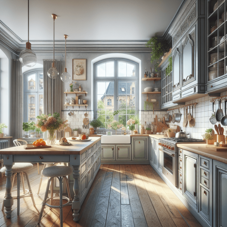 matte Küche im Shabby Chic Stil-Bochum