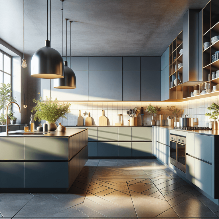 matte Küche in U-Form-Bochum