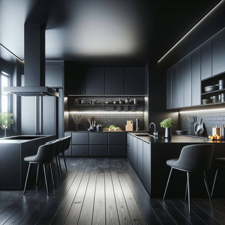 schwarze Komplett Küche-Bochum