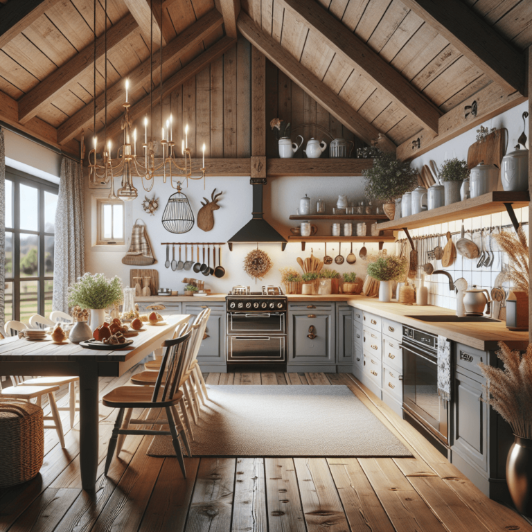 schwarze Küche im Bauernhausstil-Bochum