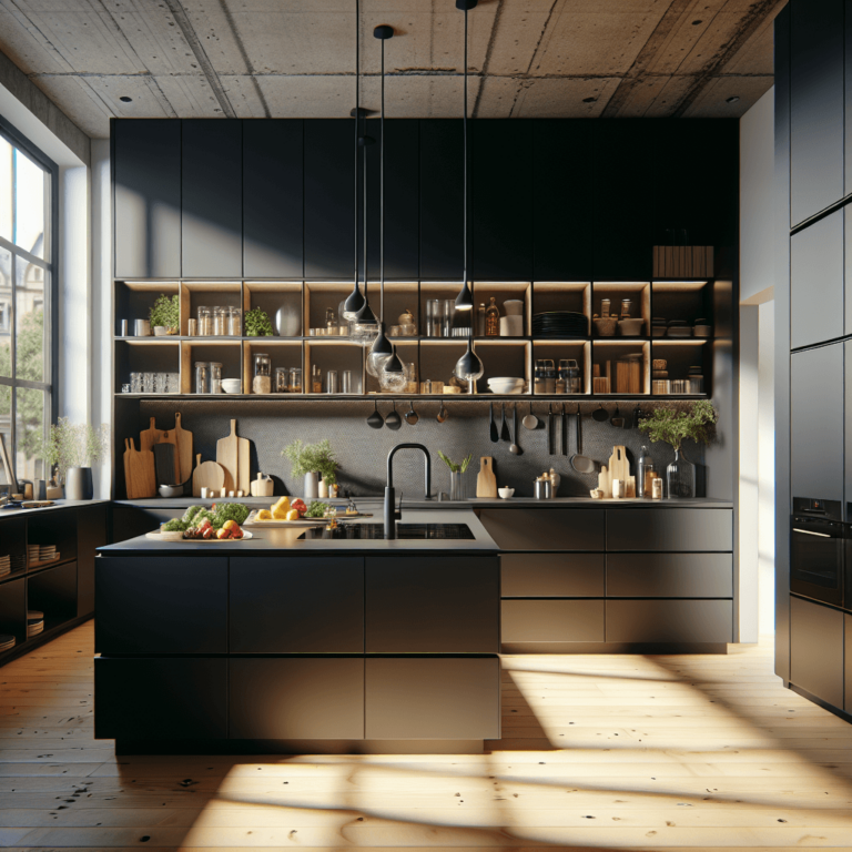 schwarze Modulare Küche-Bochum