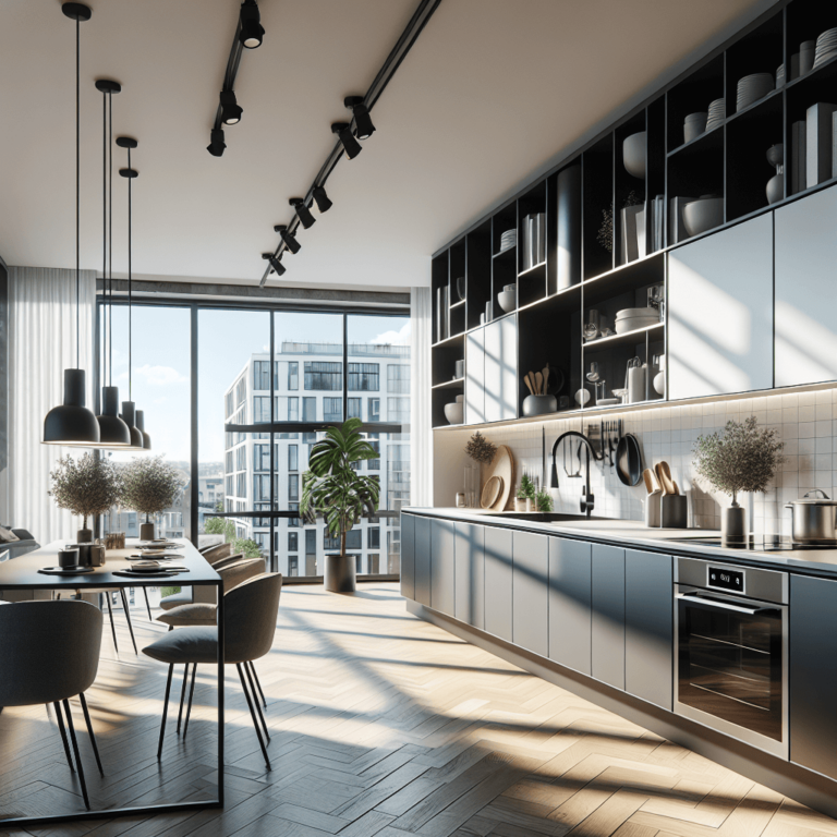 schwarze Singleküche-Bochum