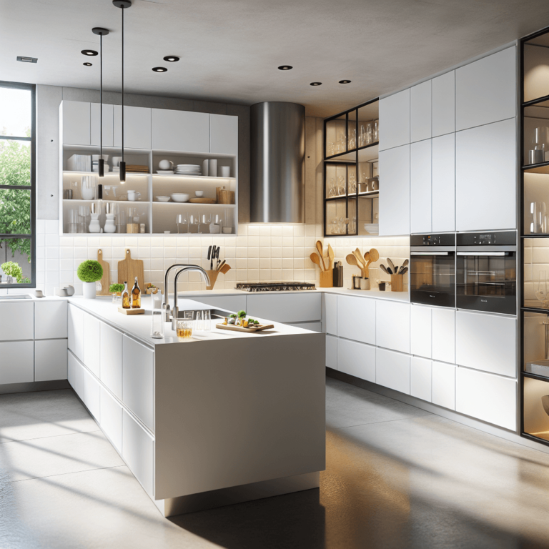 weiße Anrichte Küche-Bochum