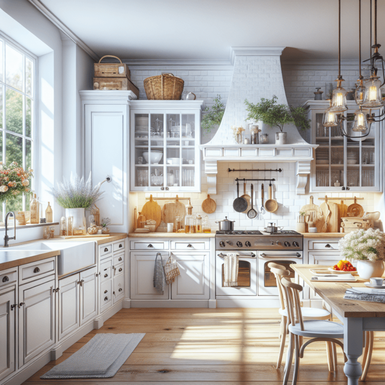 weiße Küche im Bauernhausstil-Bochum