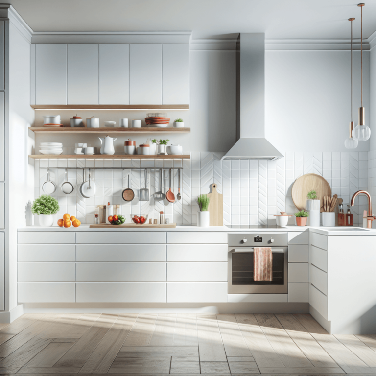 weiße Minimalismus Küche-Bochum