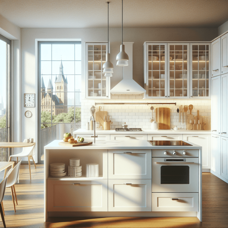 weiße Retro Küche-Bochum