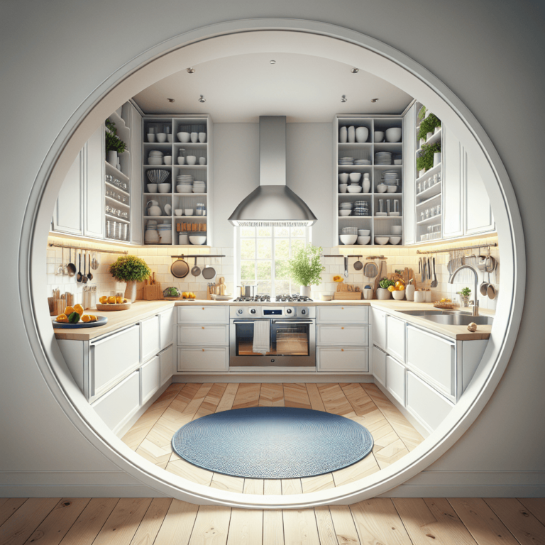 weiße Rondell Küche-Bochum