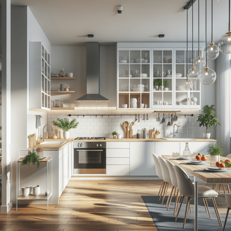 weiße Wohnküche-Bochum